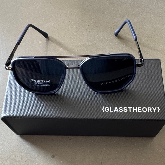 GLASSTHEORY Accessories - Blue Polarized Sunglasses